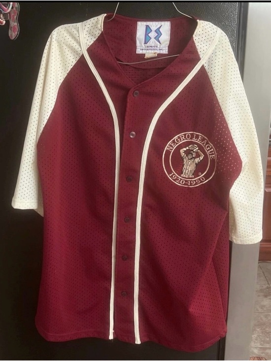 Other - Negro Leagues Maroon & Cream Baseball Jersey